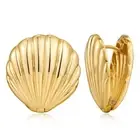 Vintage Small Shells Hoop Earring Fashion Piercing Earring Party Jewelry