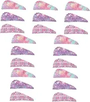Baluue 7sets Mermaid Quick Dry Cap Dresser Canister Mag Hair Clips Absorbent Cap Towel Hair Dry Towel Towels Solid White Hair Clips Candy Container Colorful Fiber 3pcs*7