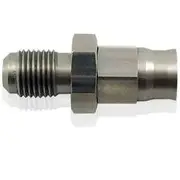 Aeroflow Straight Stainless Steel Male Hose End 3/8"-24 to -3AN, AF220-03