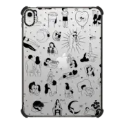 iPad 10.9-inch (10th gen) iPad Impact Case Myself black on white