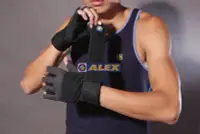 在飛比找Yahoo!奇摩拍賣優惠-ALEX 選手級 重量 訓練 重訓 手套 舉重 一組兩隻 台