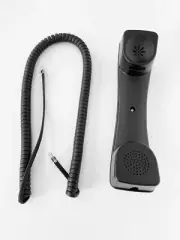 NEW Handset Receiver for Toshiba DP5000 IP5000 Series Phone Black w/ Curly Cord