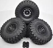Axial SCX10iii Basecamp Wheels and Tires with Center Caps