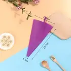 Reusable Silicone Pastry Bag Piping Cake Decorating Tools DIY Cupcake Pastry QH