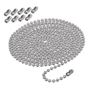 Ball Bead Chain 3 Meters Length for Shades DIY Broken Window Blind Vertical