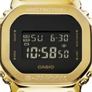 CASIO G-SHOCK 黑金配色 奢華新潮外觀錶款 GM-5600G-9