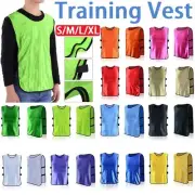 Sports Training Bibs Soccer Vests Group Team Bibs Basketball Cricket Football AU