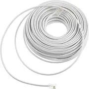 Telephone Extension Cord Core Cable for Modem Fax Machines Durable Long Distance Communication Wire for Office Home Use