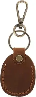 SWOOMEY 1pc Retro Leather Access Control Holder Durable Key Protector for Elevators Keys Cards Stylish Design for Handbag Crossbody Bag present for Friends Family