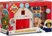 Character Fireman Sam Deluxe Fire Station Playset