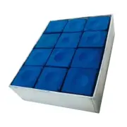 Palko Pool Snooker Billiard Table Cue Chalk Box of BLUE Man Cave Gift