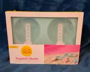Sun Squad 2 Pack Plastic Popsicle Molds With Sticks BPA Free NEW