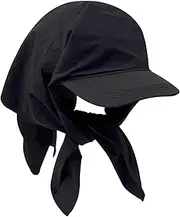 [FOSDICK] Women's Sun Hat, Sun Hats for Women, Summer Hat, Foldable Cap, Black, Breathable Hat, Visor Cap, Outdoor Hat for Golf, Travel, Hiking, Cap Black, 56/60 cm