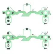 Original Film Keypad Flex Cable Ribbon for PS4 JDM-001 Controller Dualshock A