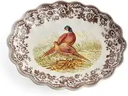 [Spode] Woodland Pheasant Oval Fluted Dish