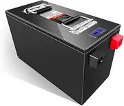 DEFGHIJ LiFePO4 Battery 12.8V 100AH 200AH Lithium Battery 2560Wh Output Power 3000+ Deep Cycles Lithium Iron Phosphate Battery for RV Solar System Boat Marine(Select Size)