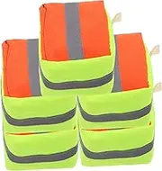 Milisten 5 Pack Reusable Bean Bags Reflective Canvas Outdoor Play Rice Husk Filling Safe for Boys and Girls