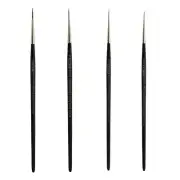 AS-85 Kolinsky Pure Sable Liner Brush Set 4 pcs