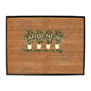 Gardeners Dont Grow Old - Funny Novelty Doormat Man Cave Floor mat