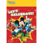 Mickey Mouse Clubhouse Goofy Donald Duck Party 8 x Plastic Loot Favour Bags