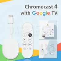 在飛比找momo購物網優惠-【Google】Chromecast 4 Google TV