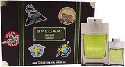 Man Wood Essence by Bvlgari for Men - 2 Pc Gift Set 3.4oz EDP Spray, 0.5oz EDP Spray