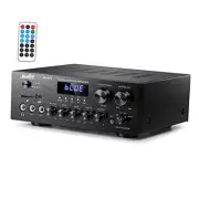 Stereo Receivers with Bluetooth 5.0, 400W 2.0 Channel Power Audio Amplifier