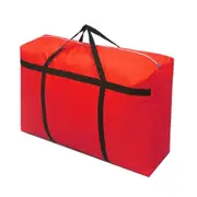 riin 1x Large Home Storage Bag Waterproof Clothes Quilt Organizer for Moving House Luggage Xmas Christmas Tree Model#100 Red