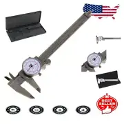6" Dial Caliper - Metric & SAE Precision Measuring Tool in Stainless Steel