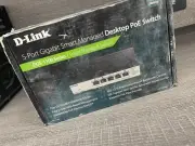 D-Link Smart Managed PoE-Powered 5-Port Gigabit Switch Extender DGS-1100-05PD
