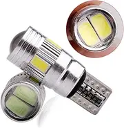 ibasenice 4pcs Led Side Light Bulbs Smd White Car Bulbs for License Plate Trunk Backup Light Easy to Install Fit for Vehicles