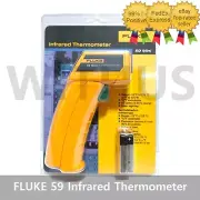 FLUKE 59 Infrared Thermometer Mini IR Thermometer Digital Handheld - Tracking