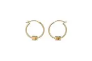Graceful Grey Elegance Stainless Steel Earrings