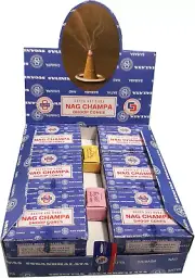 Sai Baba Temple Incense Cones Carton, 12 Box
