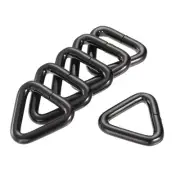 Metal Triangle Ring Buckle 0.79"(20mm) Inner Width Dark Gray 20pcs