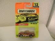 1996 MATCHBOX SUPERFAST #13 MAROON RED THE BUSTER PICKUP TRUCK NEW ON CARD