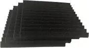 24 Pack - ACOUSTIC FOAM TILE 12 X 12 X 1" Black Acoustic Panel Studio Sound Foam