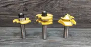 1/2 In Shank Tongue and Groove Set Plus Lock Miter Joint Router Bit