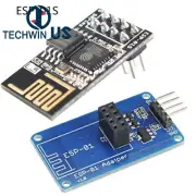 ESP-01S ESP8266 Serial Wi-Fi Wireless Module + ESP-01 Adapter for Arduino