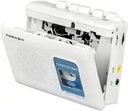 Portable Cassette Player Tape Recorder Walkman with Built-in Speaker,Microphone,Headphone Jack-, 4.57 x 3.54 x 1.38inch