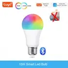 Bluetooth Smart LED Bulb Tuya Light Bulbs AC 85-265V Dimmable Spotlight Bulb 15W