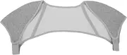Warm Shoulder Pads Double Shoulder Brace for Support and Comfort in Air Conditioning Sleep Outdoor Sports Grey
