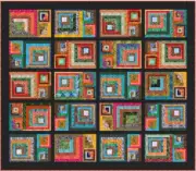BUMBLE-UMBA - NEW - 109" x 126" -Batik Quilt-Addicts Pre-cut Patchwork Quilt Kit