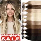 1G Micro Ring Loop Tip Micro Beads Link Hair Remy Human Hair Extensions Straight