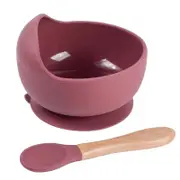 Silicone Baby Feeding Bowl Tableware For Kids Waterproof Suction With Spoon Baby Feeding Sets
