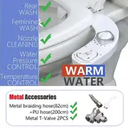 Left Handed Bidet Warm Water Bidet Hot And Cold Toilet Seat Bidet Attachment To Sink Bidet Sprayer Left Side Self Cleaning 3-8 For Europe