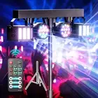4X Stage Light Projector LED RGB DMX Strobe Disco Birthday Party KTV Lighting AU