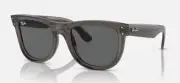 RAY-BAN WAYFARER REVERSE Lenny Kravitz Sunglasses Dark Grey Frame/ Grey Size M