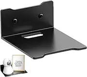 Small Wall Shelf for Camera - Camera Bracket Wall Mount,Metal Router Rack AV Shelf Under The TV for Cable Boxes, DVD Player, Games Consoles, TV Box Lina-au