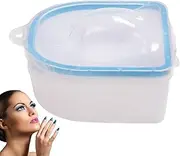 Nail Soak Bowl, Double Layer Nail Tray for Removing Acrylic and Gel, Dissolving Gel Polish for Art House, NGO Art Tool